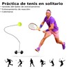 YOWNDSN Entrenador de Tenis, Paqueta de 5 Pelotas de Tenis