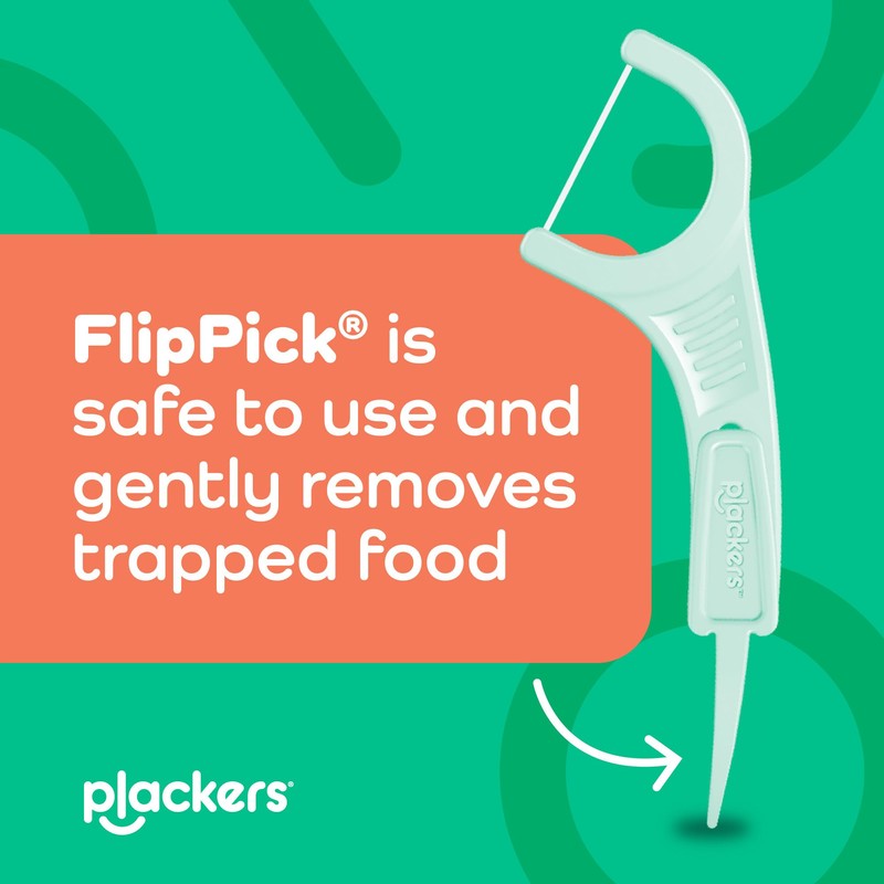 Plackers® Micro Line® Floss Picks - Intense Mint, Floss Fiber