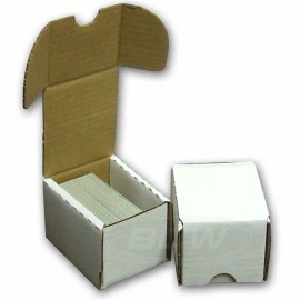 BCW (8x) BCW 200 CT COUNT Corrugated Cardboard Storage Box-Sport Trading Card Boxes