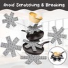 Pack of 12 Felt Pan Protectors, Stacking Protection with 3