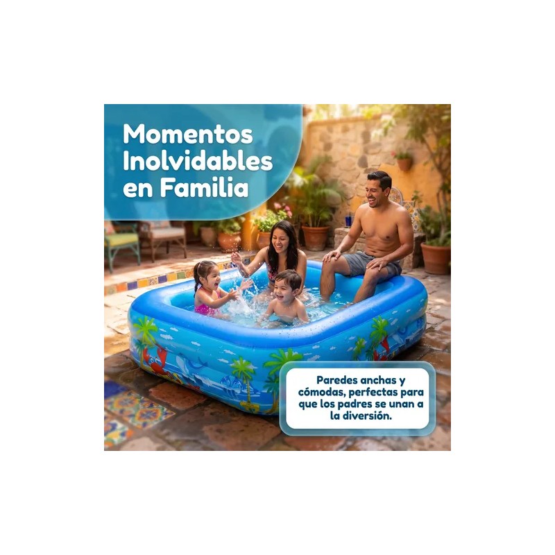 115x82x33cm Cartoon Alberca Piscinas Inflable Rectangular