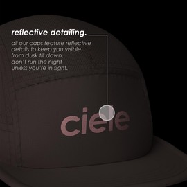 Ciele Athletics ALZCap Century SL - Premium SOFTflat Brim, Washable Moisture Wicking Running Hat with Sun Protection - Small/Medium Hats for Men and Women - Basa