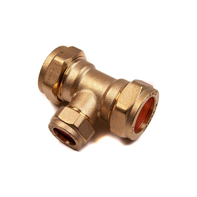 22mm x 22mm x 15mm Compression Reducing Tee