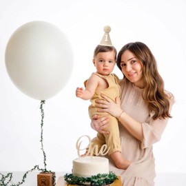 Ereniko Boho 1st Birthday Hat Decorations for Baby Girls Boys Handmade Natural Outfit First Birthday Party Hat Crown