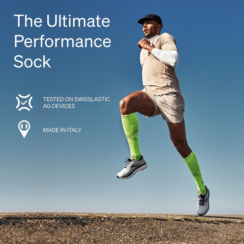 STOX Energy Socks, Men's Running Socks, Compression Class 23-32 mmHg,
