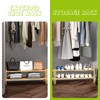 BMOSU 2-Tier Bamboo Extended Shoe Rack Premium Stackable Shoe Shelf