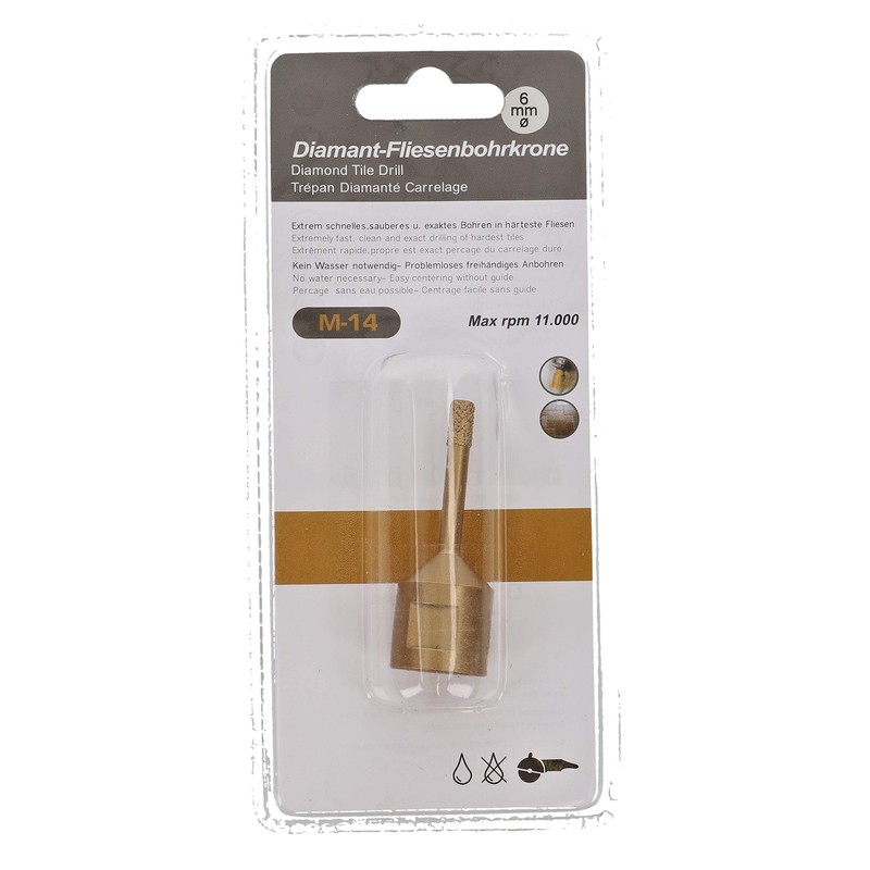 Prodiamant Premium Diamond Drill Bit for all Drills, with M14