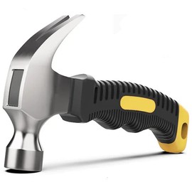 Claw Hammer for Nails, Heavy Duty Small Hammers, Compact for household drawer and Backpacks