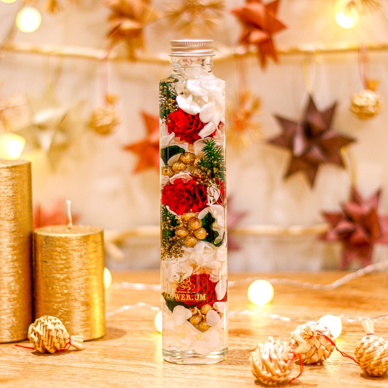 FLOWERiUM Herbarium Gift 2024 Flower Gift Anniversary Birthday Present for