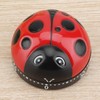 Ladybug Shape Kitchen Timer, Manual Mechanical Timer, 60 Minutes Mechanical