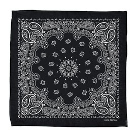 [the largest selection] Large Size Bandana, Paisley Pattern (Large) 26.8 x 26.8 inches (68 x 68 cm), Trainmen Paisley Bandana Big 27 X 27 Jumbo Bandana (7 Colors) Large Bandana, black 3