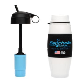Seychelle pH2O Alkaline Water Filter Bottle - Increases pH and Filters Water - 28 oz