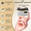 Electric Nail Clippers, 3-in-1 Electric Nail File with Lighting, Two