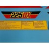 YAMAHA YTM225DX TRI-MOTO 1983 DECAL GRAPHIC SET (*#Y15)