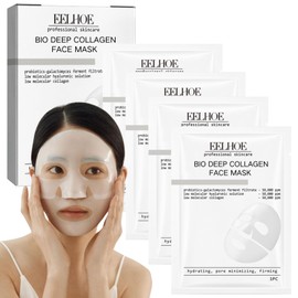 Bio Deep Collagen Mask Overnight - Collagen Face Mask - Collagen Mask for Hydrating，Nourishing，Firming - Face Masks Beauty - Face Masks Skincare for Deeply Hydrating