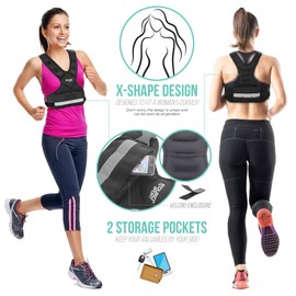 Aduro Sport Adjustable Weighted Vest Workout Equipment, 4lbs-10lbs Body Weight Vest for Men, Women, Kids