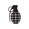 Grenade Explosive Military - Vinyl Decal Sticker - 2.5" x