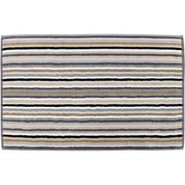 Cawö 7048–Lifestyle-Stripes Bath Mat / Rug - 50 x 80 CM-Pebble