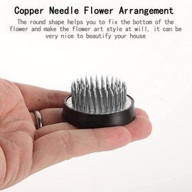 Pack of 4 Flower Frog Flower Holder, Round Flower Arrangement, Flower Arrangement Tool, Strong and Durable, for Flower Arrangements, Art Creation, Home Decoration