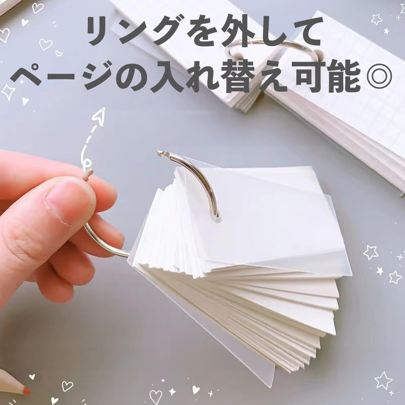 Word Cards 110 Cards [Set of 4] Vocabulary Book Memory