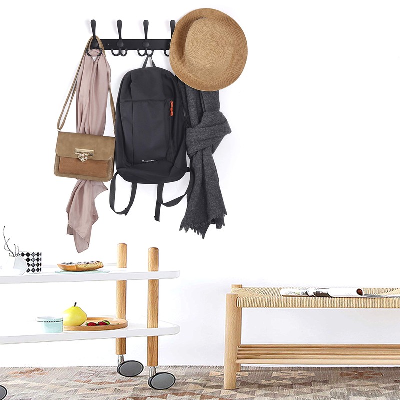 WEBI Coat Rack Wall Mount,Coat Hooks Wall Mount,5 Tri Hooks