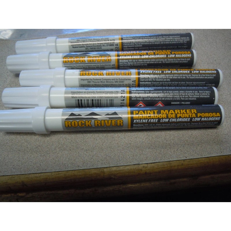 Rock River White Medium Bullet Tip Xylene-Free Rock River® Paint