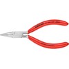 Knipex Flat Nose Pliers for precision mechanics chrome-plated, plastic coated