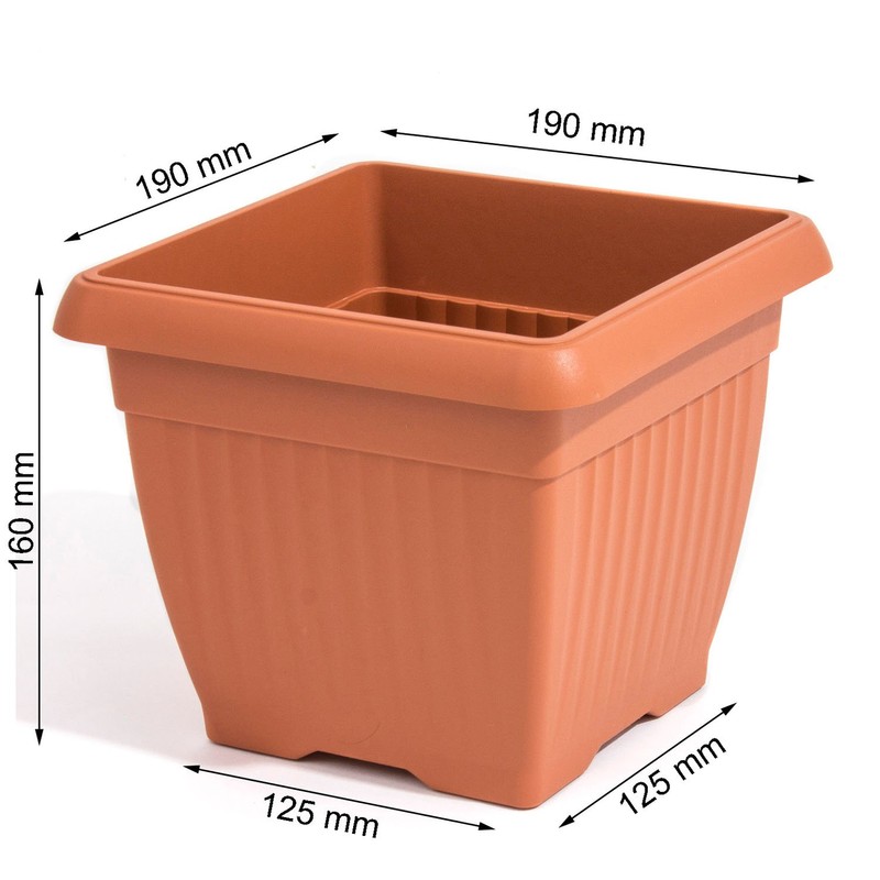 Prosper Plast DKWT19-R624 19 x 19 x 16 cm Terra