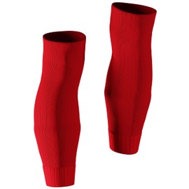 Tekkerz - Mangas para piernas - S, M, extra largas, Rojo -, Extra Long