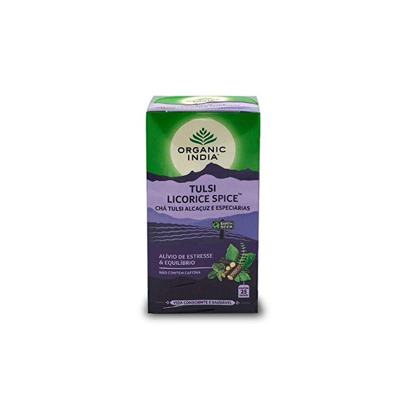 Organic India Tulsi Licorice Spice Tea 25 Teabags