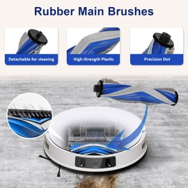 Feilifan 21 PCS Accessories Kit for ECOVACS Deebot T30 PRO OMNI/ T30 OMNI Robot Vacuum, Replacement Parts Main Brush, Side Brush, Filter, Mop pads, Dust Bag