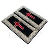 Masonic Knight Templar Sir Knights Cross Shoulder Boards (Bullion Wire)