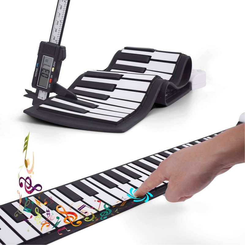 49 Keys Hand Roll Up Piano USB Charging Electric Foldable