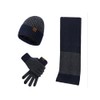 3 Piece Men's Beanie Hat Scarf and Touch Screen Gloves
