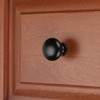 Mengico 1 Pack Kitchen Drawer Knobs Black,Solid Cabiinet Knob Hardware,Pulls