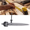 Large pencil marking compass, leather compass with flat quick adjustment