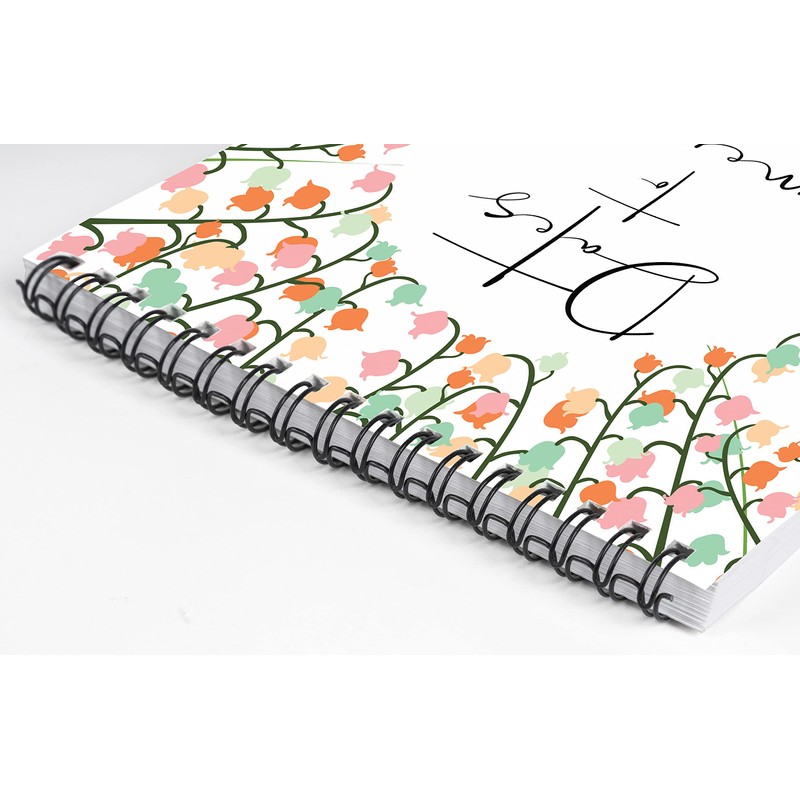 Inkdotpot Floral Perpetual Calendar, Important Dates to Remember- 6x9 Monthly