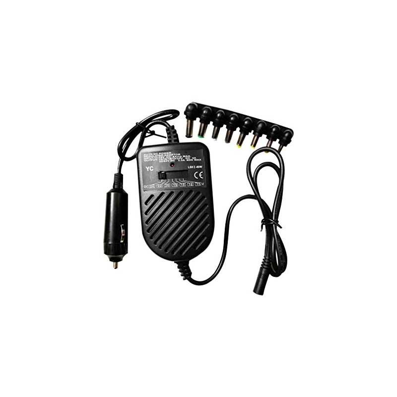 Convertis Seur DC Adaptateur allume cigare pour PC portable/Chargeur