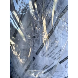 Kittrich Clear Vinyl 54" Wide PREMIUM NON-ADHESIVE Cover Protect Decor Arts Crafts