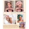 YANIBEST Silk Bonnet for Sleeping Women Satin Bonnet Double Layer