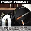 Felimoa Desktop Cat Ears Ashtray with Lid, Push Down Large