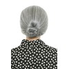 Katsurand Buns Grandma Wig Costume Props Unisex
