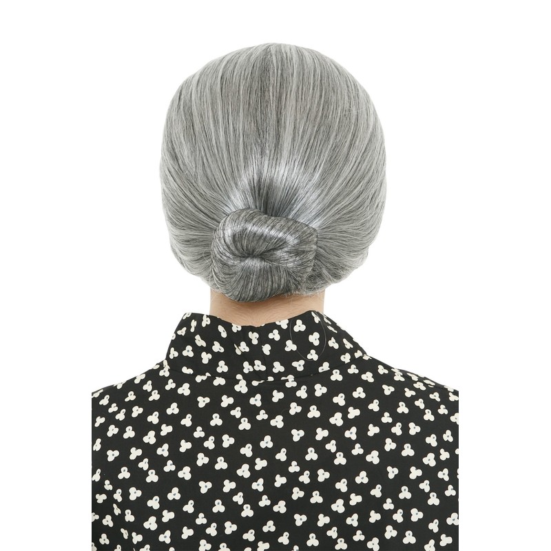Katsurand Buns Grandma Wig Costume Props Unisex