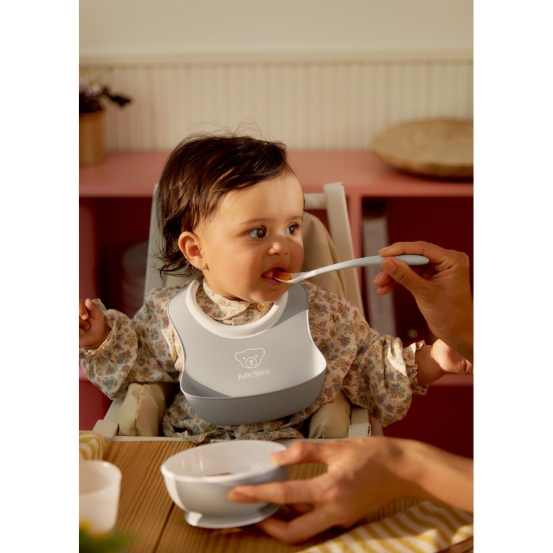 BabyBjörn Baby Feeding Set, 3 pcs, Grey