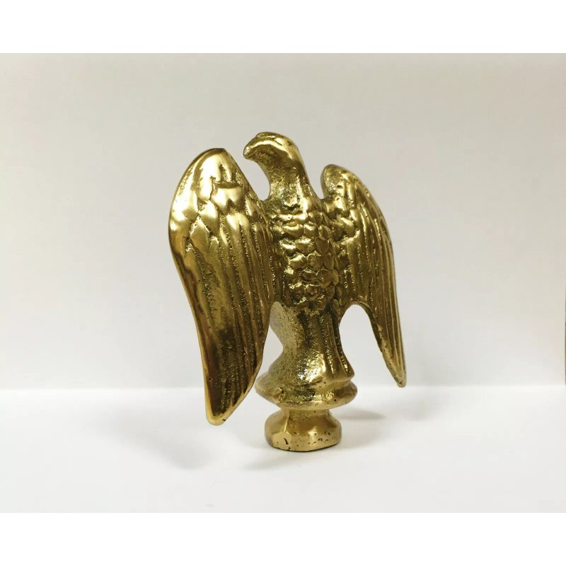 Lite Accents Lamp Finial-Solid Cast BRASS EAGLE, Highly Detailed W/Dual