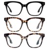 JixGien Reading Glasses for Women - Oprah Style Square Readers