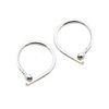 Sterling Silver hoop earrings. Tiny Silver hoops. Sterling sleeper hoops.