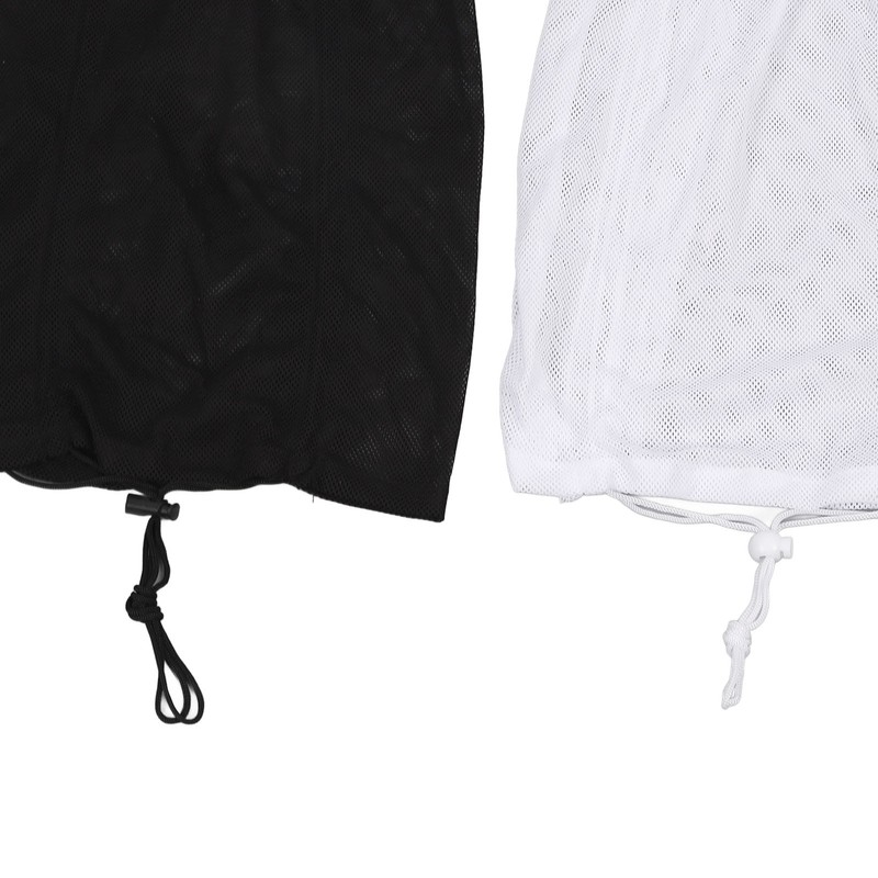 2PCS Net Plopping Cap Adjustable Multifunctional Reusable Net Plopping Bonnet