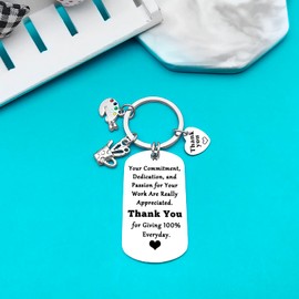 Xiahuyu Artist Gifts Keychain Painter Gifts Art Teacher Appreciation Gifts Christmas Birthday Teachers Day Employee Appreciation Leaving Retirement Gifts Thank You Gifts for Art Teacher