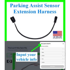 fits Jeep Ram Dodge Parking Assist Sensor Extension Harness Connector Plug Park